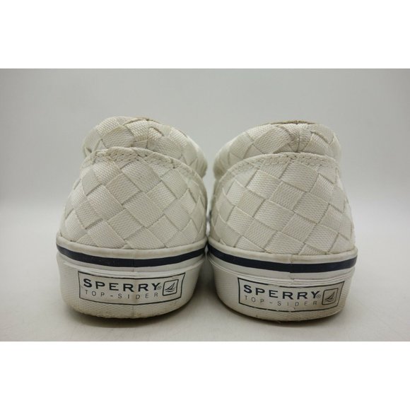 Sperry Top Sider White Woven Casual Slip on Loafers Shoes Men\'s 11.5 M main image 5